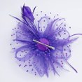 thumbnail image 3 of Bandeau en Maille à Fleurs pour Femmes, Rubans, Cocktail, Thé, Chapeau, Accessoire pour Cheveux, Pince à Cheveux, 3 of 9