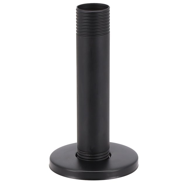 10-30cm Black Shower Bracket with Flange Ceiling Mount Shower Head Extension