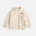 thumbnail image 2 of MIASHUI Manteau Léger Chaud à Fermeture Éclair pour Tout-Petits Garçons Filles, Beige, 6-7 Ans, 2 of 4