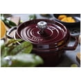 thumbnail image 4 of STAUB La Cocotte 3.7 L Cast Iron Round Cocotte, Grenadine-Red, 4 of 5