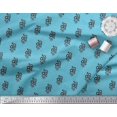 thumbnail image 3 of Soimoi Poly Georgette Fabric Dot & Floral Artistic Decor Fabric Printed Yard 52 Inch Wide, 3 of 5