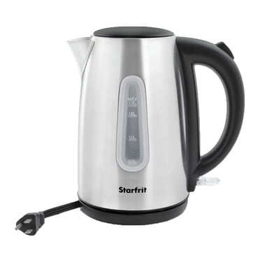 Starfrit Bouilloire électrique, 1,7 L, 1500 W, acier inoxydable, arrêt automatique