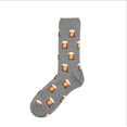 thumbnail image 1 of Chaussettes pour Femmes Coton Mode Hommes Femmes Unisexes Décontractées Imprimé Coton Mi-Bas, 1 of 1