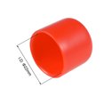 thumbnail image 3 of Unique Bargains Vis Protecteurs de Filetage, 7/8-inch ID Caoutchouc Bouchon d'Extrémité Ronde Bouchons de Tube Flexible Rouge Embout de Tube 10pcs, 3 of 3