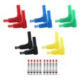 thumbnail image 2 of Lightweight 4Mm Banana Connector, Banana Connector, Durable For Cable Electrical Equipment, 2 of 8