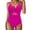 a66-hot pink swimsuit women, variant on baikeli Women's Tummy Control Swimsuits Mesh One Piece Bathing Suits Slimming V Neck Full Coverage Swimwear Beach Outfits Black,L