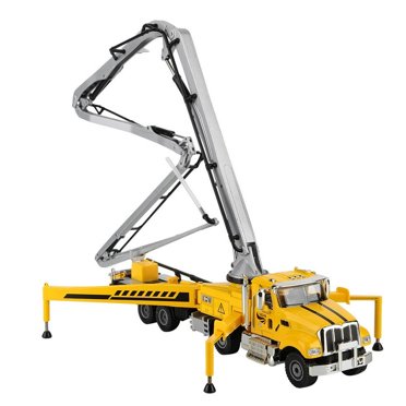 LOVEVER 1/55 Concrete Pump Truck Model Engineering Car Alloy Vehicle Kids Toy Gift  Toy Vehicle