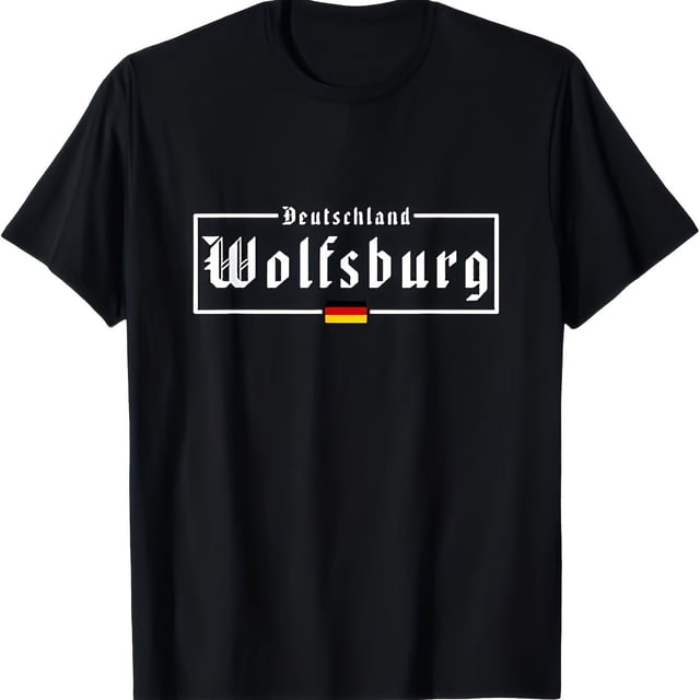 T-Shirt Drapeau Localgerman de Wolfsburg, Allemagne