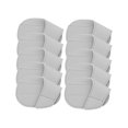 thumbnail image 4 of 10 Pieces Golf Iron Headcovers Iron Protective Cover PU Durable Lightweight Golf S Grey, 4 of 9