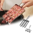 thumbnail image 2 of Food Clips – Product Category and Title Based Listing for Meatball Maker Tool Quadruple Kitchen Meatball Maker Easy Stainless Steel Meatball Making Spoon With Cutting For Manual Meatball Lovers, 2 of 3