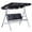 Black, variant on Outsunny 3-Seater Patio Swing, Outdoor Swing Chair, Black