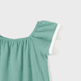thumbnail image 4 of PatPat Family Matching Sets Slogan Tee or White Top Mint Green Button Skirt with Pockets Co-ord Sets, 4 of 6