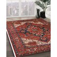 thumbnail image 2 of Ahgly Company Indoor Rectangle Mid-Century Modern Dark Almond Brown Persian Area Rugs, 8' x 10', 2 of 6