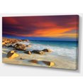 thumbnail image 2 of Beach with Stones on Foreground - Extra Large Seascape Art Canvas, 2 of 3