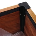 thumbnail image 3 of Grapevine Urban Garden Low Profile Planter, FSC Recycled Wood , Square, 30IN, Natural Brown, 3 of 6