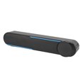 thumbnail image 1 of Wired Soundbar Speaker, USB 2.0 Dual Speaker LED Lights Desktop Soundbar Speaker Touch Control  for Home, 1 of 7