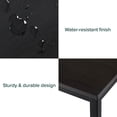 thumbnail image 2 of Zinus Jennifer Modern Minimalist Office Desk, 47 inch Multipurpose Computer Workstation or Dining Table for Small Spaces, Black, 2 of 9