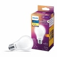 thumbnail image 1 of Philips LED Ultra Definition 60W A19 Soft White Glass Frosted, 1 of 6