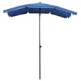 thumbnail image 3 of vidaXL Garden Parasol with Pole 200x130 cm Azure Blue, 3 of 5