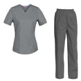 thumbnail image 1 of Women's Scrubs Set Scrub Top and Pants Scrubs Set, 1 of 3