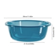 thumbnail image 3 of Highly Transparent Plastic Basin Thickened Household Washbasin Students Dormitory Washbasin Kitchen Washbasin Laundry Basin, 3 of 6