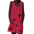 thumbnail image 1 of Birdeem Fashion Womens Spring/Summer Round Neck Casual Print Sleeveless Dress, 1 of 1
