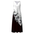 thumbnail image 5 of SMihono Robe d'Été Grande Taille pour Femmes 2023 Sans Manches à Col Ras du Cou avec Poche à Fleurs Vintage à Grande Ampleur, 5 of 5