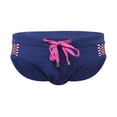 thumbnail image 5 of Ketyyh-chn99 Mens Swimming Trunks Men's Swim Briefs Bikini Swimsuit Board Shorts with Adjustable Drawstring Blue,XL, 5 of 5