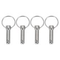 thumbnail image 1 of Uxcell Quick Release Pin Bimini Top Pin Marine Hardware Carbon Steel 5/16"x0.83", 1 of 7