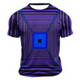 thumbnail image 1 of Shorts pour Hommes Mode Décontractée Imprimé Sports Manches Courtes Col Rond Blouses Chemises Chemises pour Hommes, 1 of 6