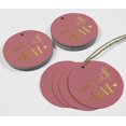 thumbnail image 4 of Inkdotpot Gold Foil Paper Hang Tag Made With Love Text Favor Tag 50 Piece, 4 of 6