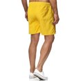 thumbnail image 4 of cllios Mens Shorts Solid Elastic Waist Mid Waist Loose Pockets Drawstring Short Pants, 4 of 4