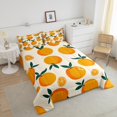 thumbnail image 4 of Orange Bedding Set,Summer Fruit Queen Comforter Set,Yummy Tangerine Down Comforter,Girls Fruit Bed Set, 4 of 7