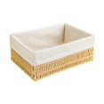 thumbnail image 3 of Woven Basket Container Cosmetics Storage Box for Household Bathroom Cupboard 28x20x11cm, 3 of 8