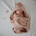 thumbnail image 3 of Mushie Organic Cotton Hooded Towel - Blush, 3 of 3
