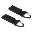 thumbnail image 1 of DYNWAVECA 2pcs/set Outdoor Hiking Camping Hunting High Strength Webbing Triangular Carabiner Clip Hook, 1 of 8