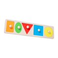 thumbnail image 3 of TISHITA Casse-Têtes Jouets Montessori Tri Cinq Trous Rectangle, 3 of 7