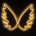 thumbnail image 3 of Merkury Innovations 15.75" Wings LED Neon Wall Sign, 3 of 5
