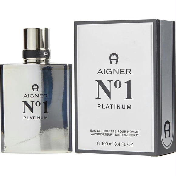 Aigner No. 1 Platinum Pour Homme by Etienne Aigner 3.4 oz Eau de Toilette Spray
