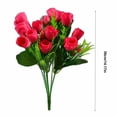 thumbnail image 3 of EGNMCR Home Decor, Room Decor, Fall Decor High-end Artificial Flowers Flower 6 Forks 18 Heads Artificial Flowers Home Decoration Plastic Flowers False Tulip, 3 of 6