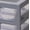 Grey, variant on Lego - 3 Drawer Storage Rack