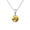 November - Citrine, variant on Cate & Chloe December Birthstone 18k White Gold Plated Women's Necklace 1ct Swarovski Crystal