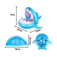 thumbnail image 2 of MesaSe PENGXAING 80 x 68 x 60cm Baby Sunshade Inflatable Swim Float Boat Swimming Pool Ring Raft with Sunshade  for Baby Toddler Kids Infant Water Development Toys, 2 of 8