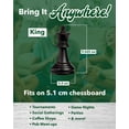 thumbnail image 2 of Bobby Fischer Pièces d'Échecs Ultimes - Format Roi 3,75 Po - Poids Triple 3,9 Lb, 2 of 11