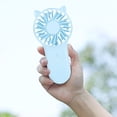 thumbnail image 4 of SuoKom Handheld Fan, Portable Small Fan with 3 Speeds, Usb Rechargeable Hand Fan, Personal Fan Battery Operated, Suitable for Outdoor Indoor Commuting, Office, Travel, 4 of 8