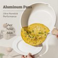 thumbnail image 3 of 7Pcs Pots and Pans Set Nonstick Kitchen Stackable Aluminum Pans, 3 of 5