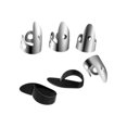 thumbnail image 4 of Xuanheng 6 Pieces Finger Thumb Picks Set Stainless Steel Finger Picks and Thumb Picks, 4 of 8