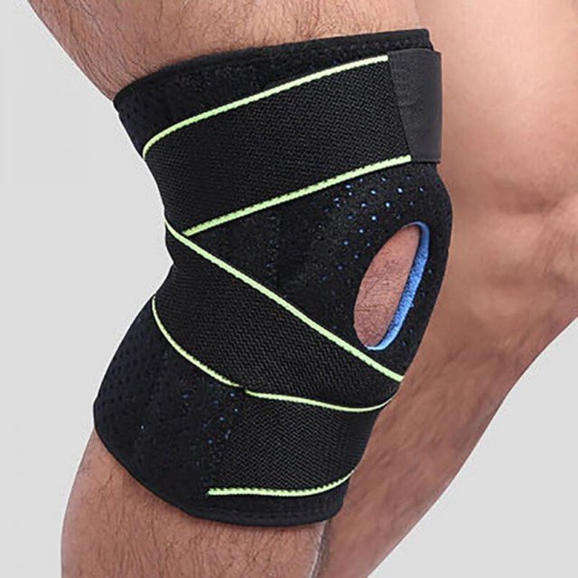 Running Kneepad Men Pressurized Patella Stabilizer Knee Pads Patella Support Fitness Gear Basketball Volleyball Brace Protector