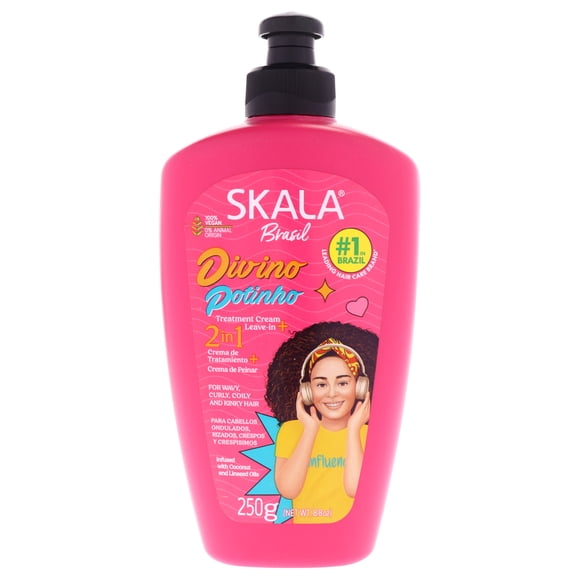 2 in 1 Divine Curly Leave-In Conditoner by Skala for Kids - 8.8 oz Leave-In Conditioner