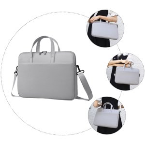 WRISTBIQUE Sac de rangement portatif pour ordinateur portable gris pour ordinateur et bureau
